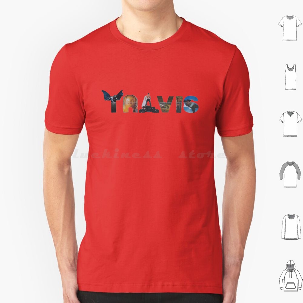 Cactus Jack Tee - ترافيس نمط الحياة تي شيرت القطن