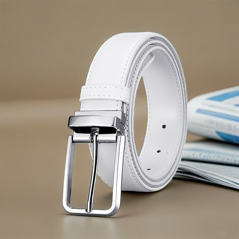 Off White Belt - حزام كلاسيكي للرجال من البولي يوريثان