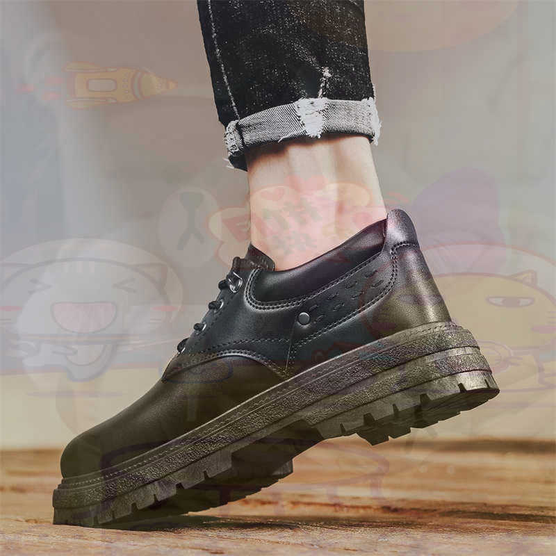 Streetwear Brand In Vietnam - أحذية رياضية رجالية من الجلد الطبيعي