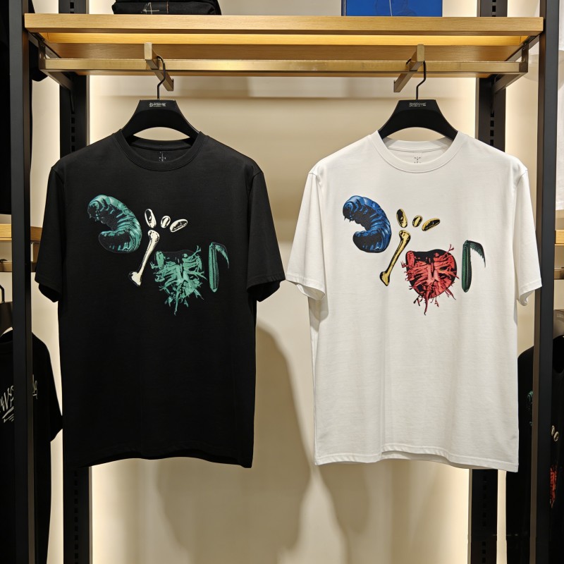 Cactus Jack Tee - تي شيرت قطني بنمط كاكتوس جاك