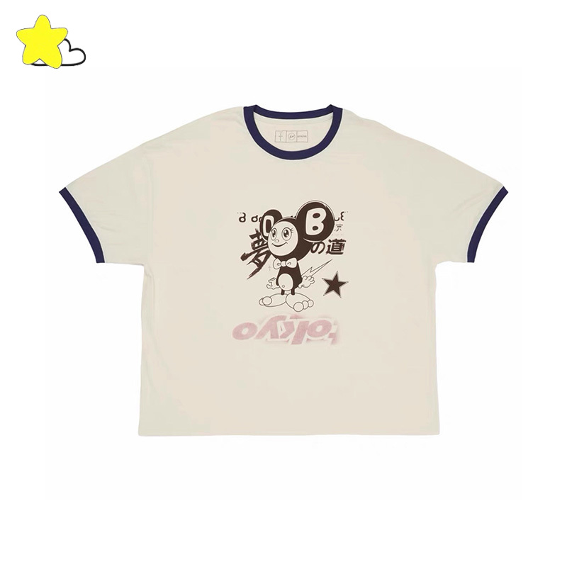 Cactus Jack Tee - تي شيرت قطني عالي الجودة بياقة
