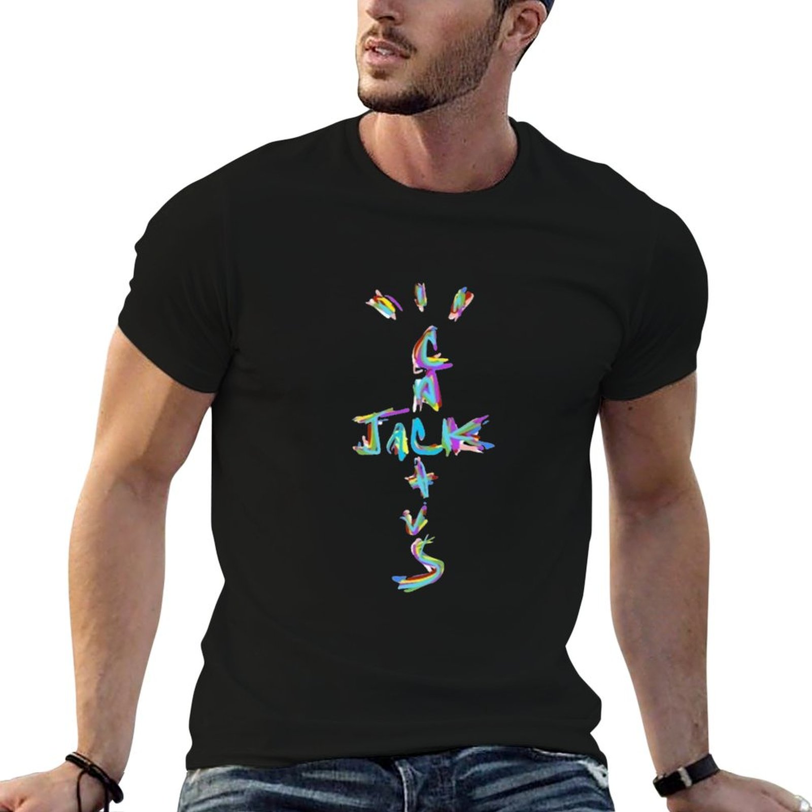 Cactus Jack Tee - تي شيرت كاكتوس جاك مريح للعمل