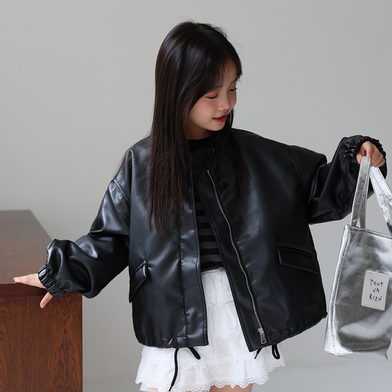 Streetwear Brands Logo - 2-12Y الفتيات الحلو الأسود الوردي روك