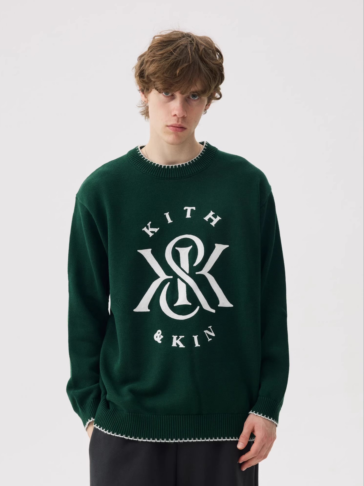 سترة محبوكة فضفاضة جديدة على ا - مراجعة Kith Sweater Knit وسعره