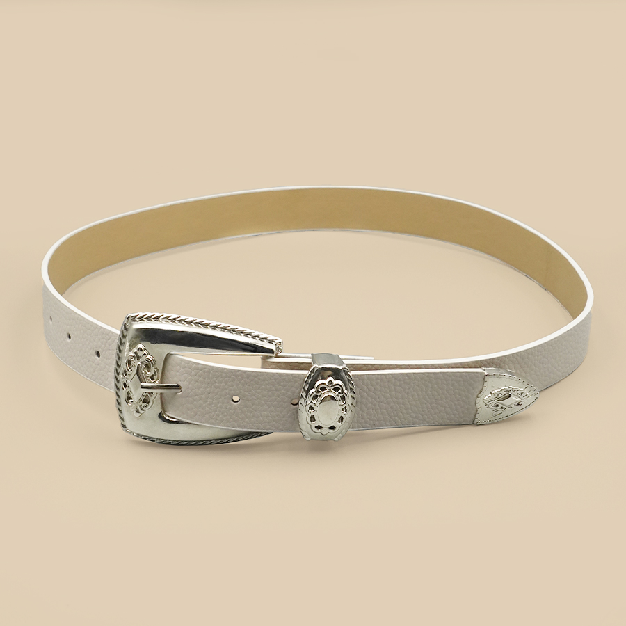حزام نسائي من White Border بلو - مراجعة Off White Belt وسعره