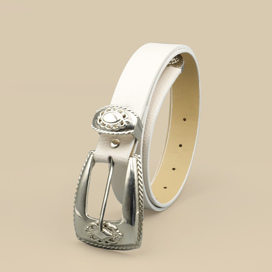 حزام نسائي من White Border بلو - مراجعة Off White Belt وسعره