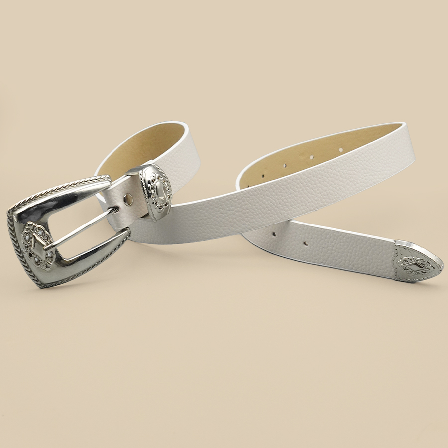 حزام نسائي من White Border بلو - مراجعة Off White Belt وسعره