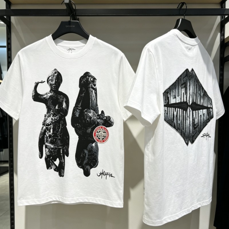 قمصان صيفية بيضاء من القطن الم - مراجعة Cactus Jack Tee وسعره