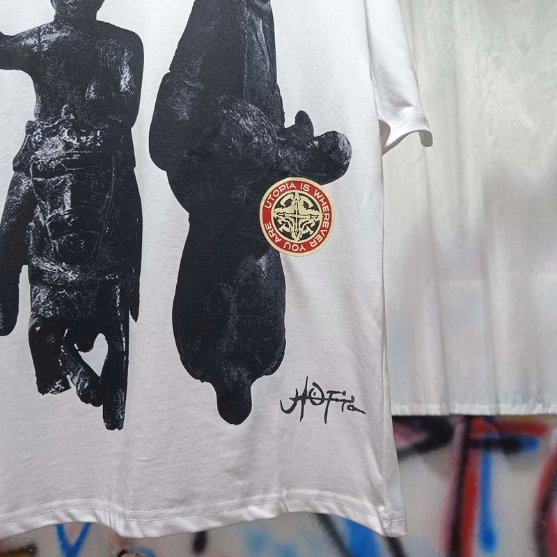 قمصان صيفية بيضاء من القطن الم - مراجعة Cactus Jack Tee وسعره