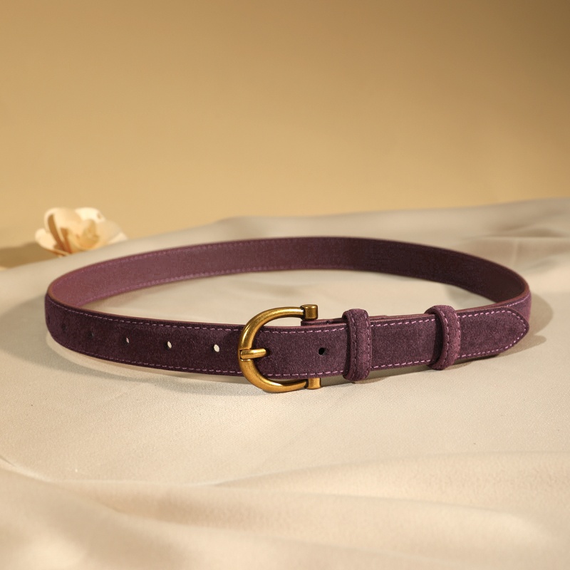 حزام من جلد الغزال الفاخر للنس - مراجعة Off White Belt وسعره