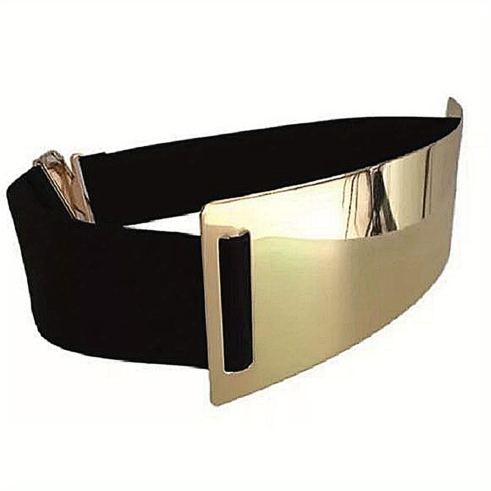حزام خصر عريض لامع أنيق - مثال - مراجعة Off White Belt وسعره