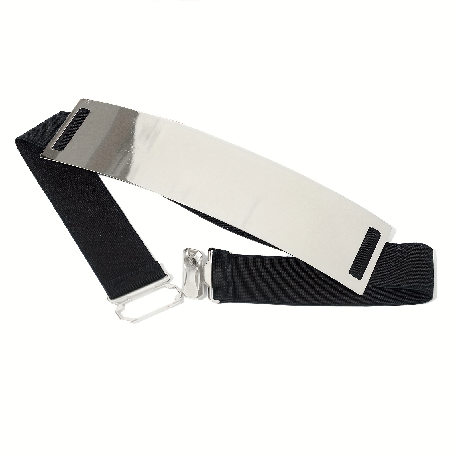 حزام خصر عريض لامع أنيق - مثال - مراجعة Off White Belt وسعره